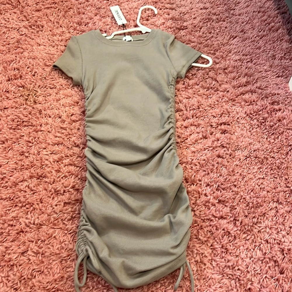 Garage tee shirt adjustable dress